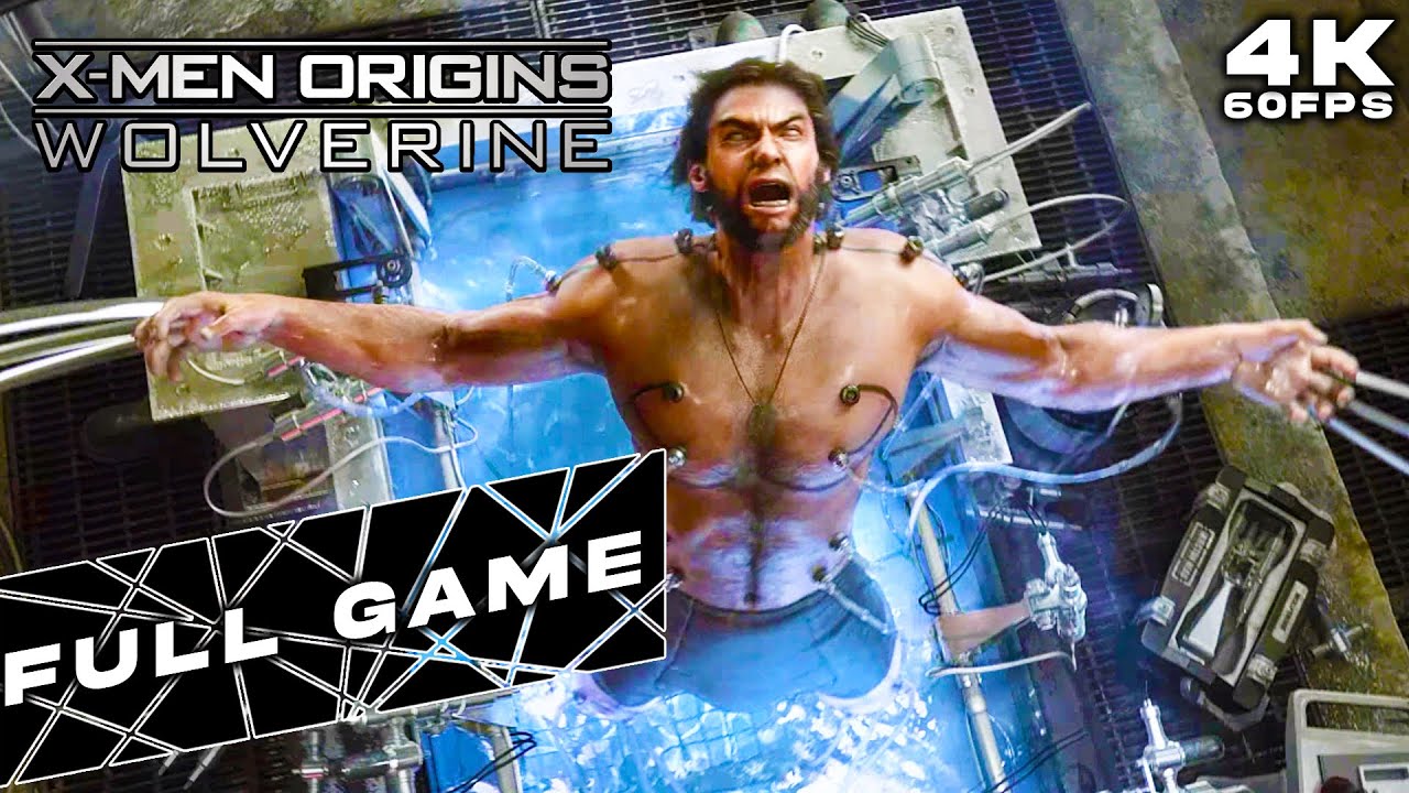 X-MEN ORIGINS WOLVERINE Game Walkthrough (4K 60FPS FULL GAME)