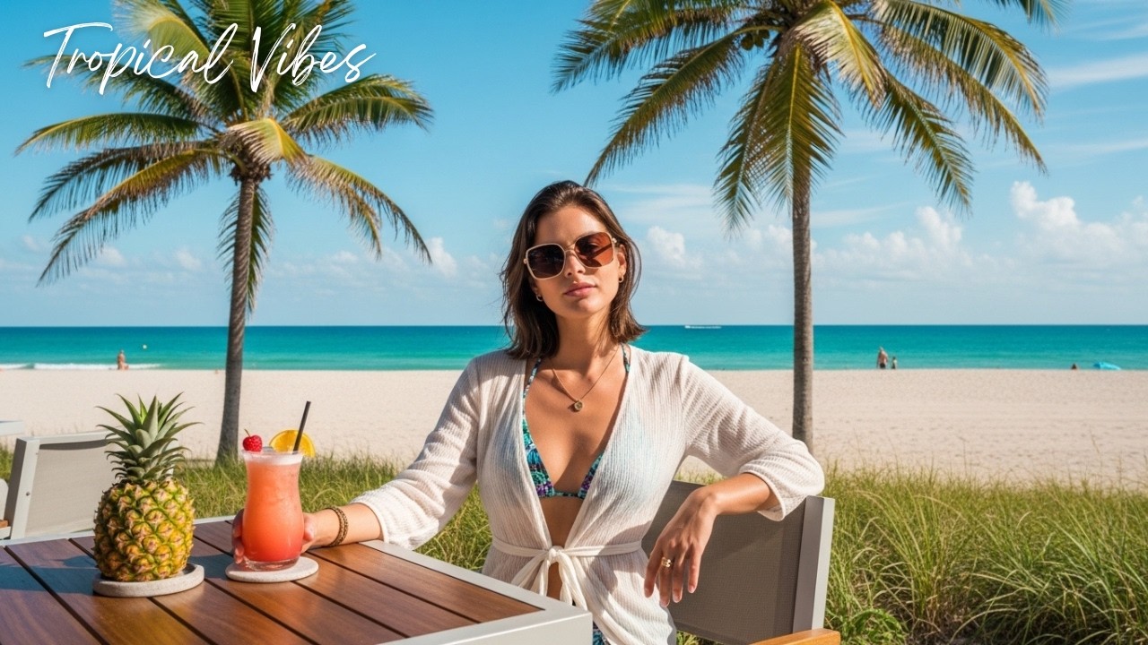 Miami Beach Deep House 2026 🌊 Summer Chill House Mix | Tropical Vibes & Ocean Drive Energy