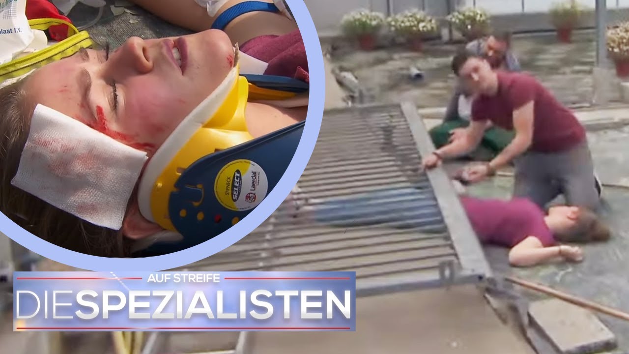 Anne von Leiter gestürzt! Sie spürt ihre Beine nicht mehr | Birgit Maas | Die Spezialisten | SAT.1