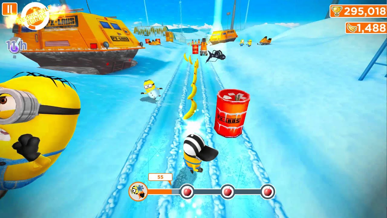 Despicable Me: Minion Rush - Level 200 - In the Artic Base!