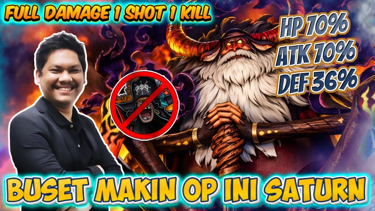 Saturn Top 1 Defender di META sekarang, BB cuma 1 hit doang😂- One Piece Bounty Rush