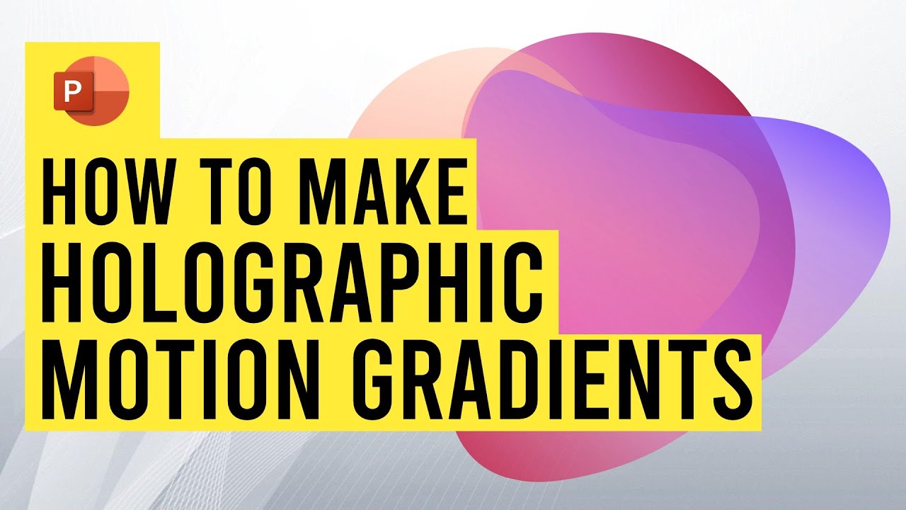 How to create motion gradients in PowerPoint! {tutorial} (aurora UI trend)