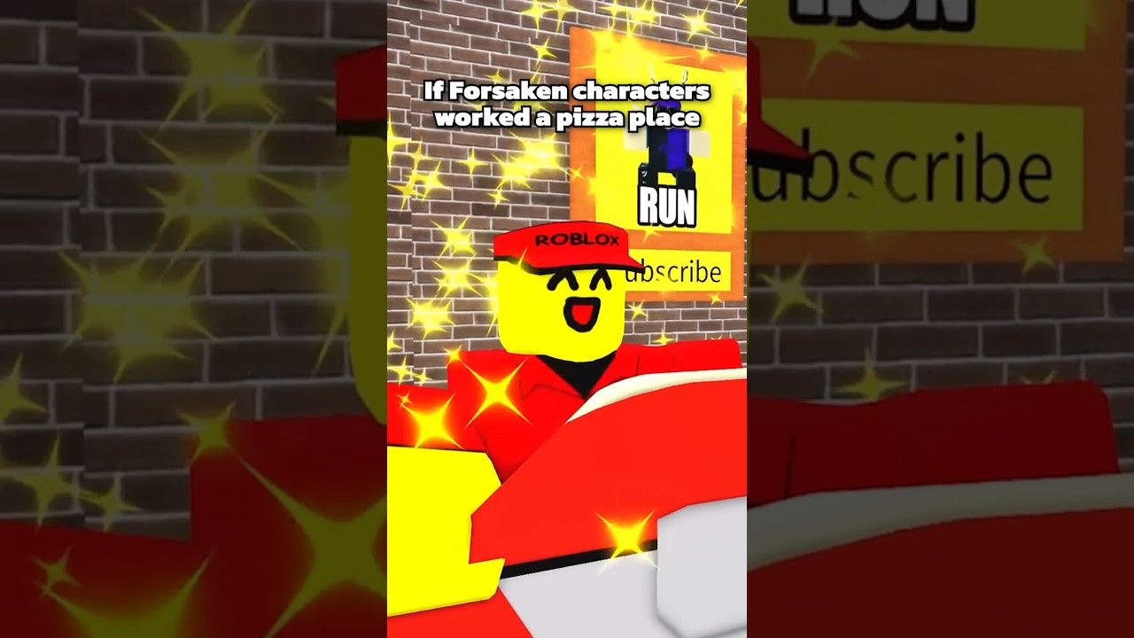 Forsaken x Work At A Pizza Place #roblox #shorts #robloxanimation #funny #robloxmemes