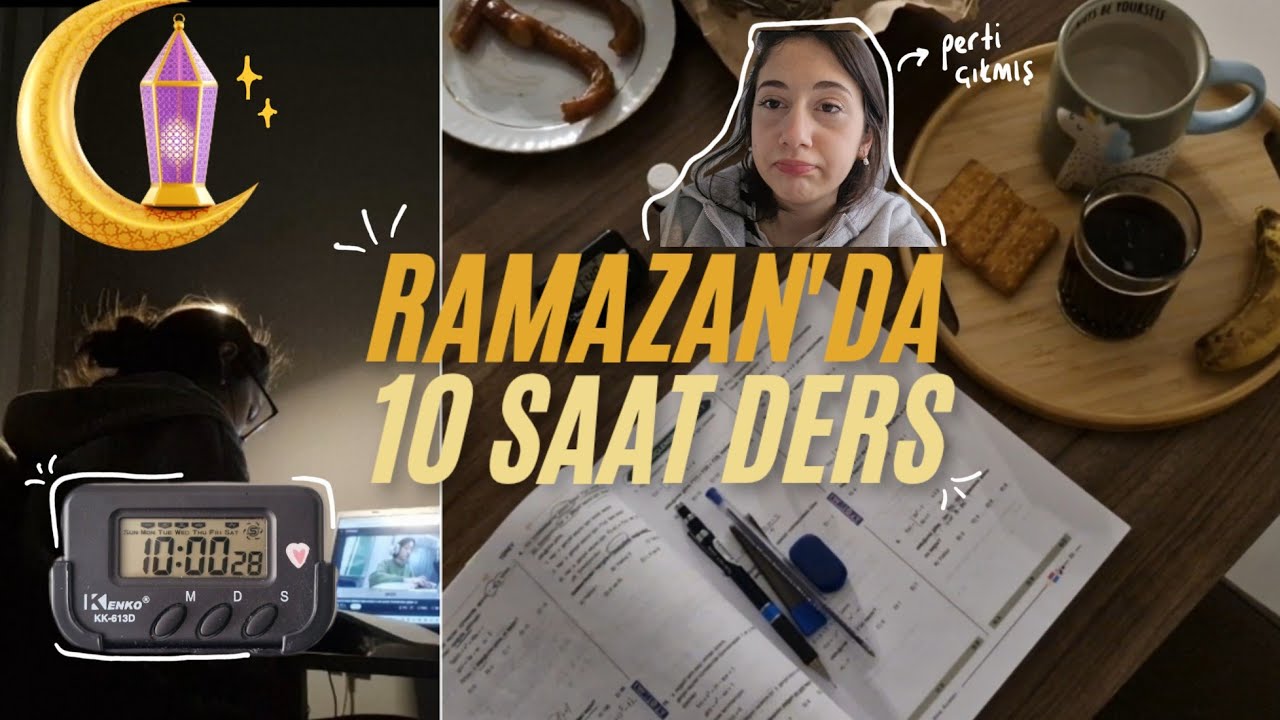 SON 100 | RAMAZAN'DA 10 SAAT DERS ÇALIŞALIM 🌟🧿|| yks ders çalışma vlog #yks2025