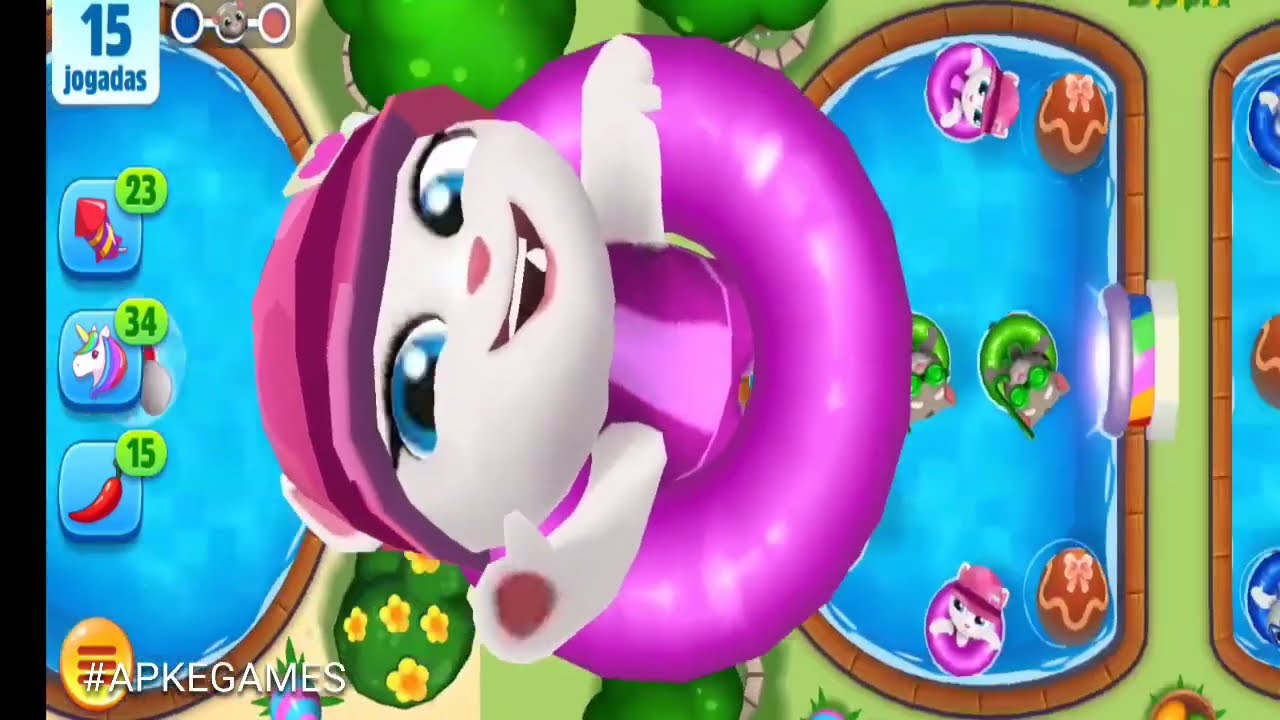 Talking Tom Pool Gameplay Android ios