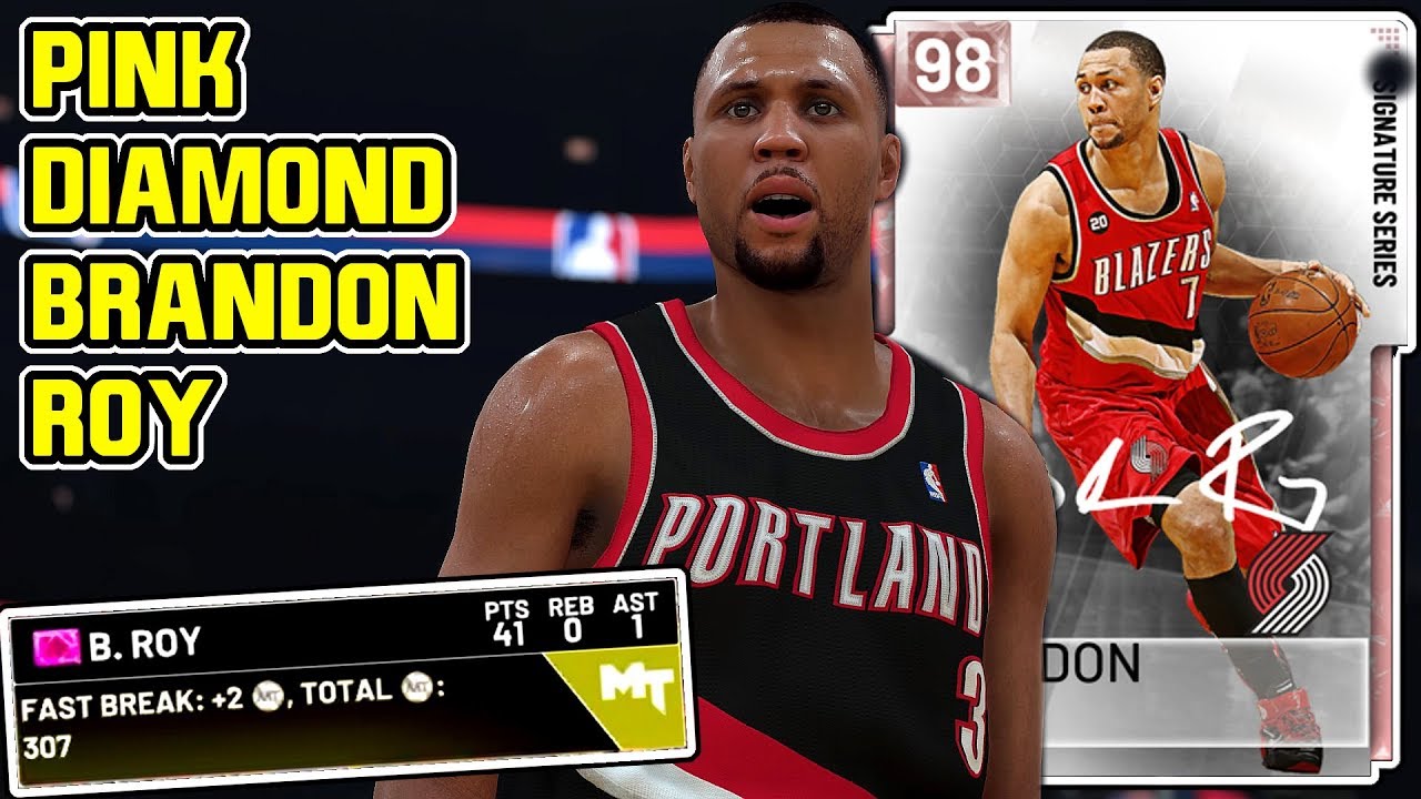 PINK DIAMOND BRANDON ROY GAMEPLAY! IS HE BETTER THAN PD JR SMITH? NBA 2k19 MyTEAM