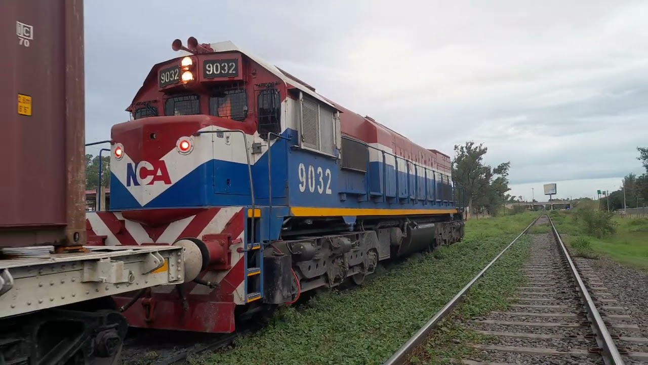 🚂 salida un poco complicada de la loc EMD GT22CW2 9032 NCA