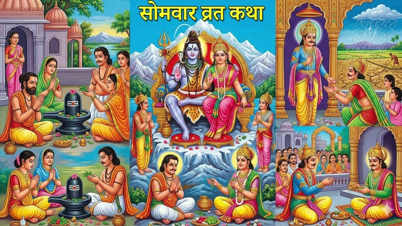 सोमवार व्रत कथा | 16 साल बाद चमत्कार! भगवान शिव ने दी नई ज़िंदगी | #bhakti#facts #mahadev#shiv 