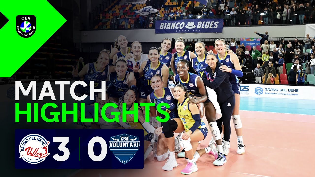 Highlights | Savino Del Bene SCANDICCI vs. C.S.O. VOLUNTARI 2005 | CEV Champions League Volley 2025