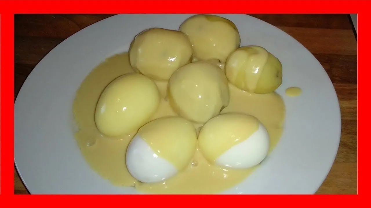Senf Eier Rezept mit Kartoffeln & Senfsauce Lecker & gut !!!