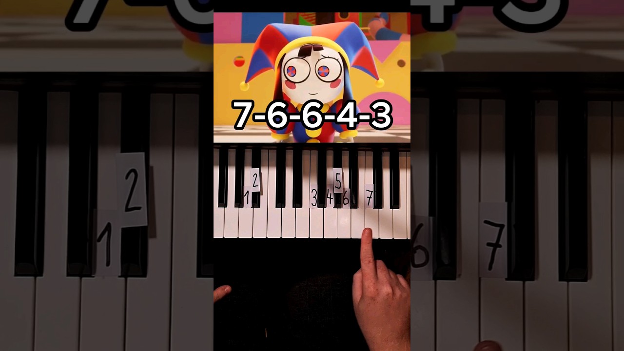 The Amazing Digital Circus Ep. 2 Ending Theme Piano Tutorial 