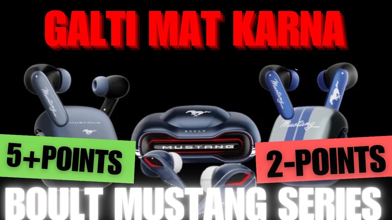 Sale On ⚡ Boult Audio Mustang Edition New Buds : Boult Dash | Boult Torq | Boult Derby | Boult New