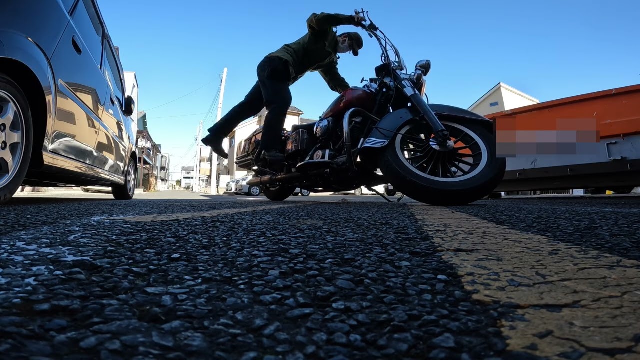 ショベルヘッド キックスタート FLH　#ショベルヘッド 　#shovelhead
