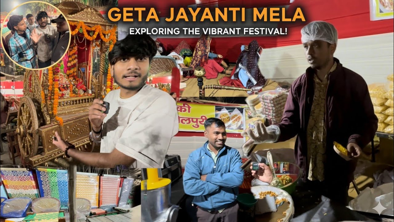 Geeta Jayanti Night Vlog 2025 | Fun + Food + Festival Vibes
