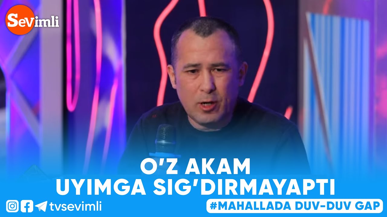 Mahallada duv-duv gap - O’Z AKAM UYIMGA SIG’DIRMAYAPTI