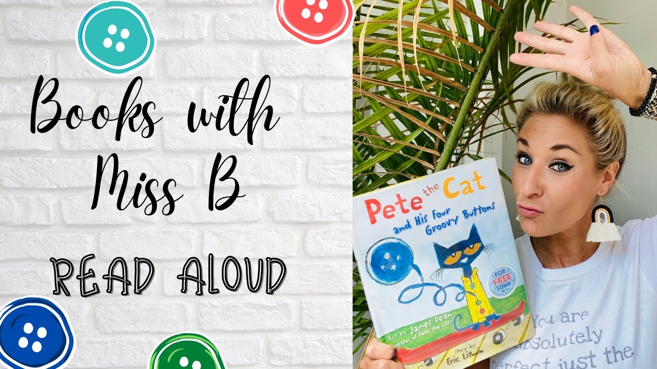 Kids Book Read Aloud | Pete the Cat and His Four Groovy Buttons!