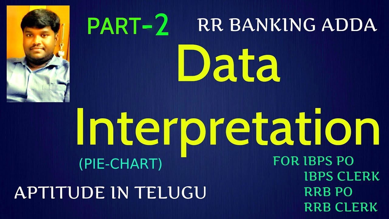Data Interpretation In Telugu Part 2 || Pie Chart || Aptitude