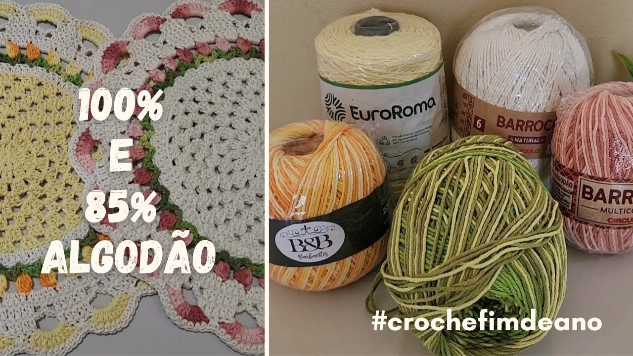 Mini coleção de sousplat | Inspiração de cores 😍 #crochefimdeano