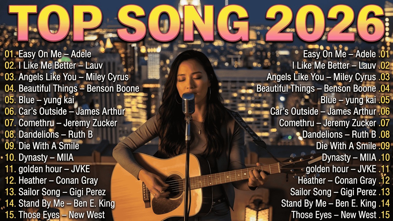 Top Songs Cover Version l Relax Acoustic Music Pop Playlist Best Song 🎙✨ 2026 | MelodyAcoustic
