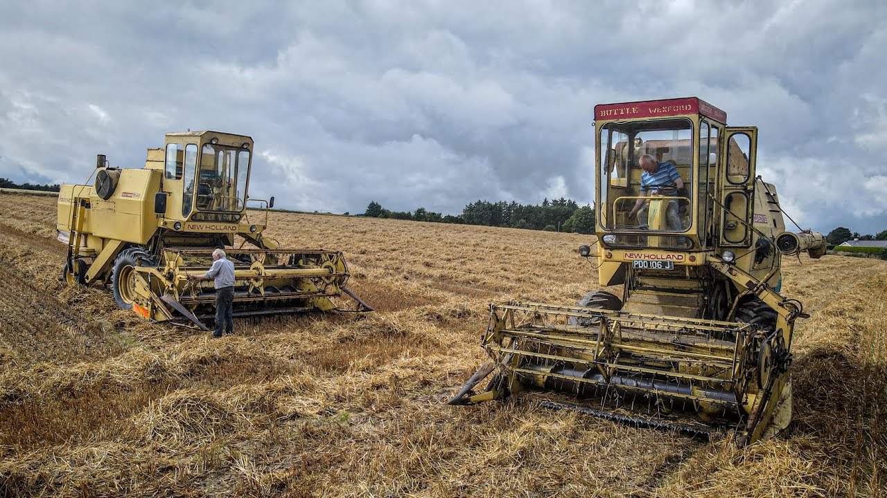 Classic Harvest 2025 - New Holland Clayson 1545 & 135 - Old School - Cardiffs