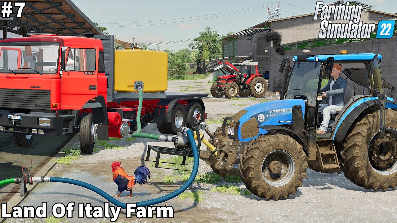 Feeding Bulls, Collecting Alfalfa Hay Bales, Spreading Slurry│Land Of Italy│FS 22│Timelapse#7