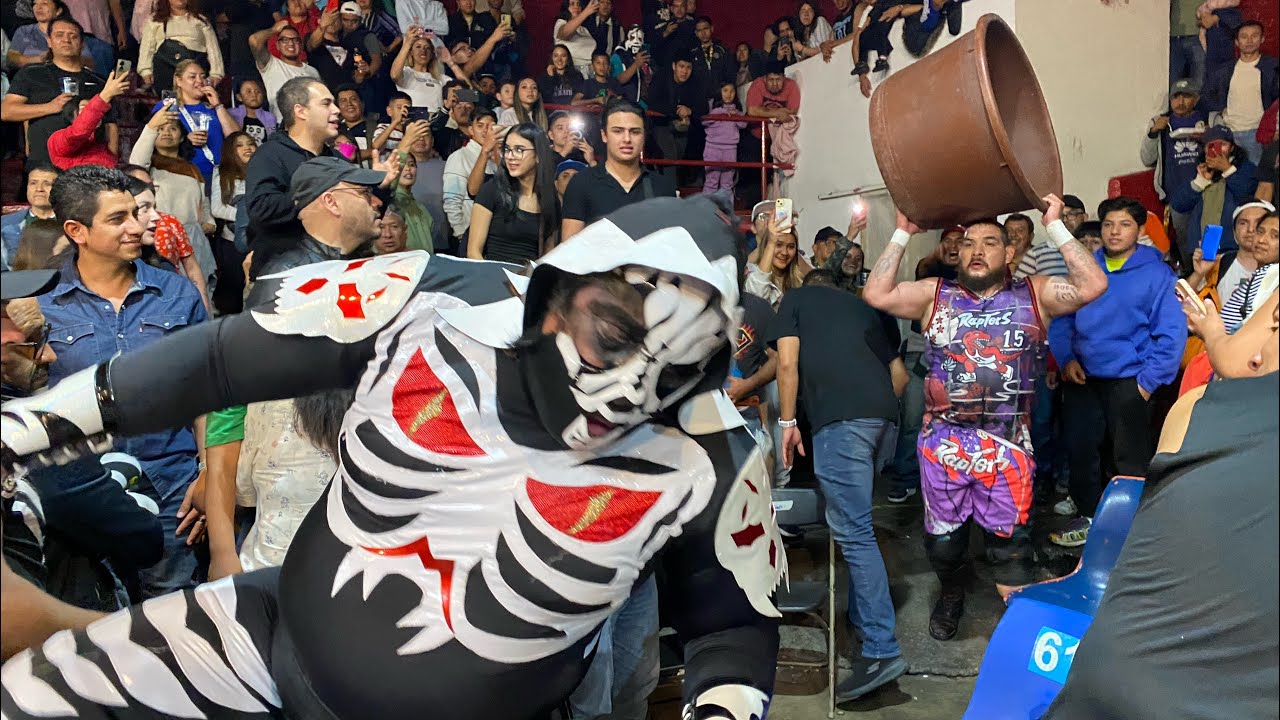 LA Park, Hijo de LA Park y LA Park Jr Vs Fresero Jr, Demonio Infernal y Atomick Star en Moustruos SE