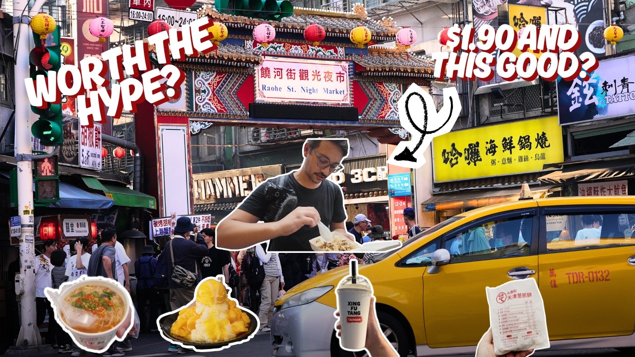 Is This the BEST Street Food in Taipei? 🇹🇼 (Raohe Night Market + Ximending)