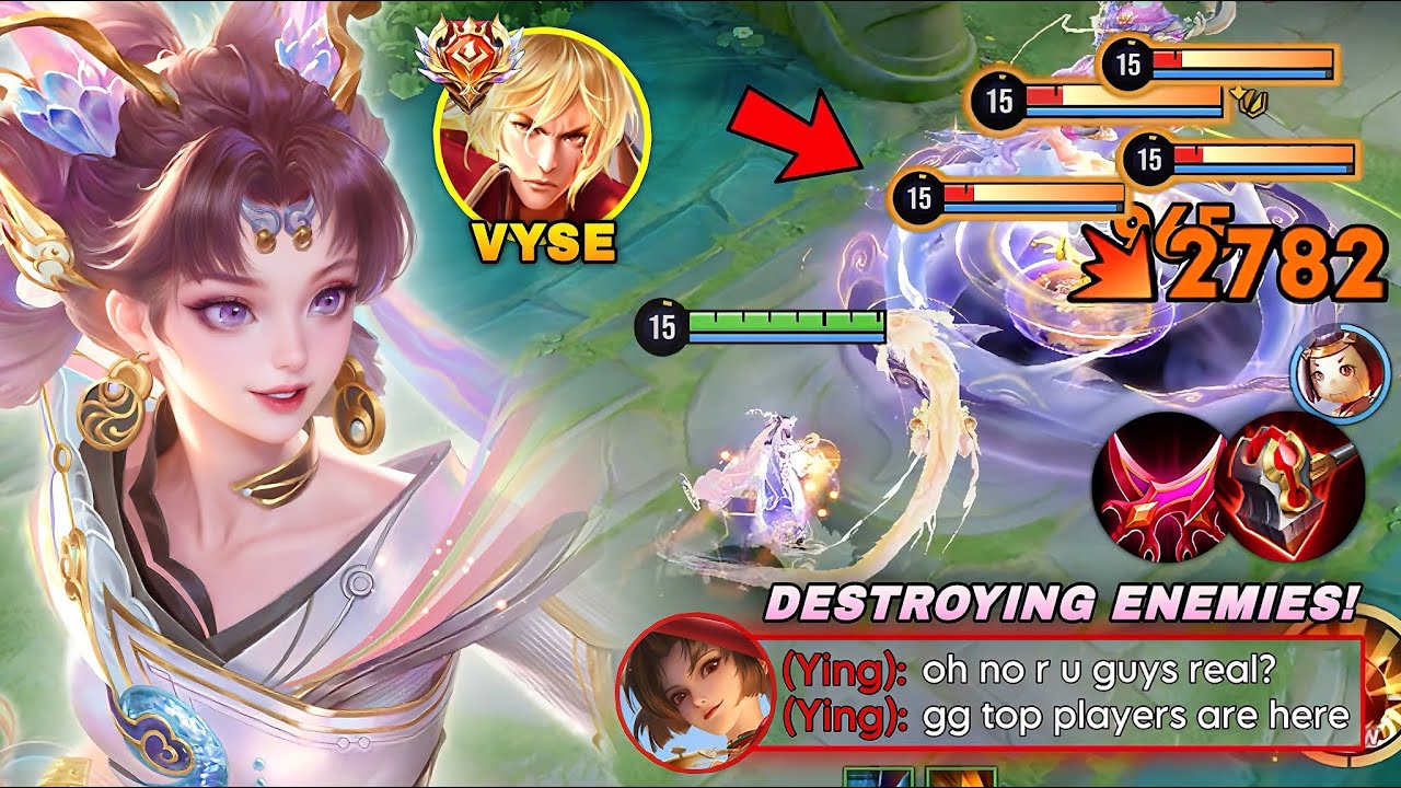 TOP 1 LADY SUN & TOP LI XIN VYSE DESTROYING ENEMIES IN NEW SEASON RANK! | LADY SUN BUILD & ARCANA