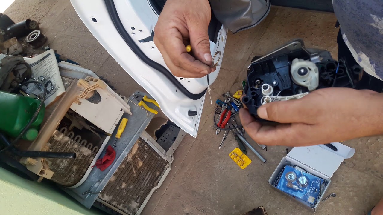 como concertar  fechadura da porta da Ranger  , métodos  melhores que  a engenharia original. 👍