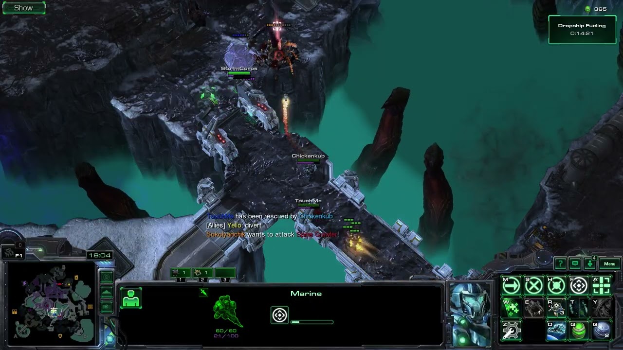 StarCraft 2 - Oh No It's Zombies EU026(Arctic-Z Min. Adv.) || Marine - AR with TBC & PR with LRS