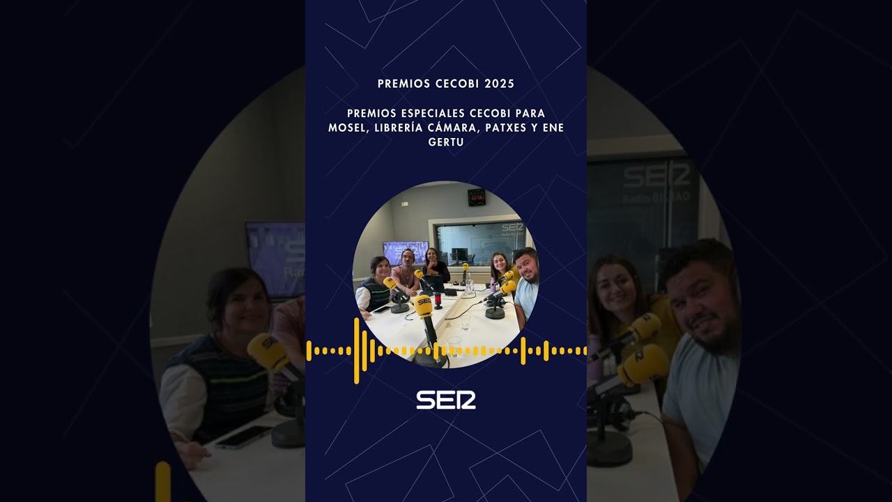 Premios Especiales CECOBI 2025: Mosel, Librería Cámara, Patxes y Ene Gertu sobre su reconocimiento