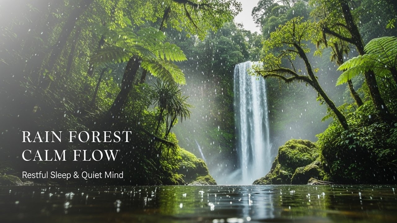 Gentle Forest Ambience with Soothing Stream Flow for Sleep Study Meditation and Inner Peace