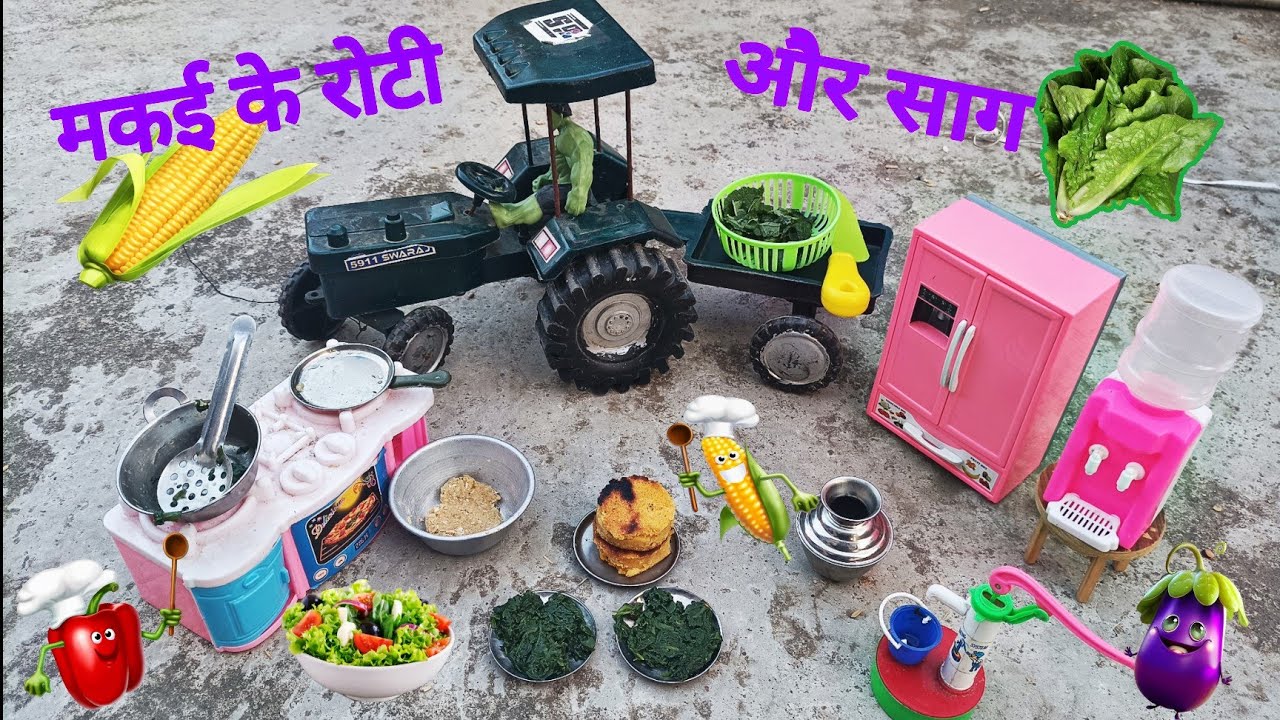 Wow 💕 ! Gudiya ne banai🫕Very Testi देहाती खाना, मकई🌽 के रोटी और साग 🥦, सभी ने खाया बड़ी मस्ती में 🤣