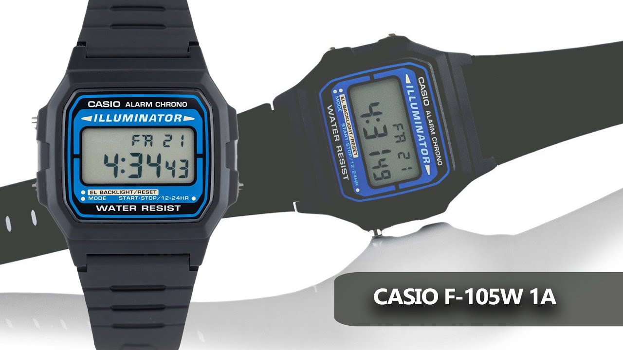 ZEGAREK CASIO F-105W 1A Prezentacja CrazyTime.pl