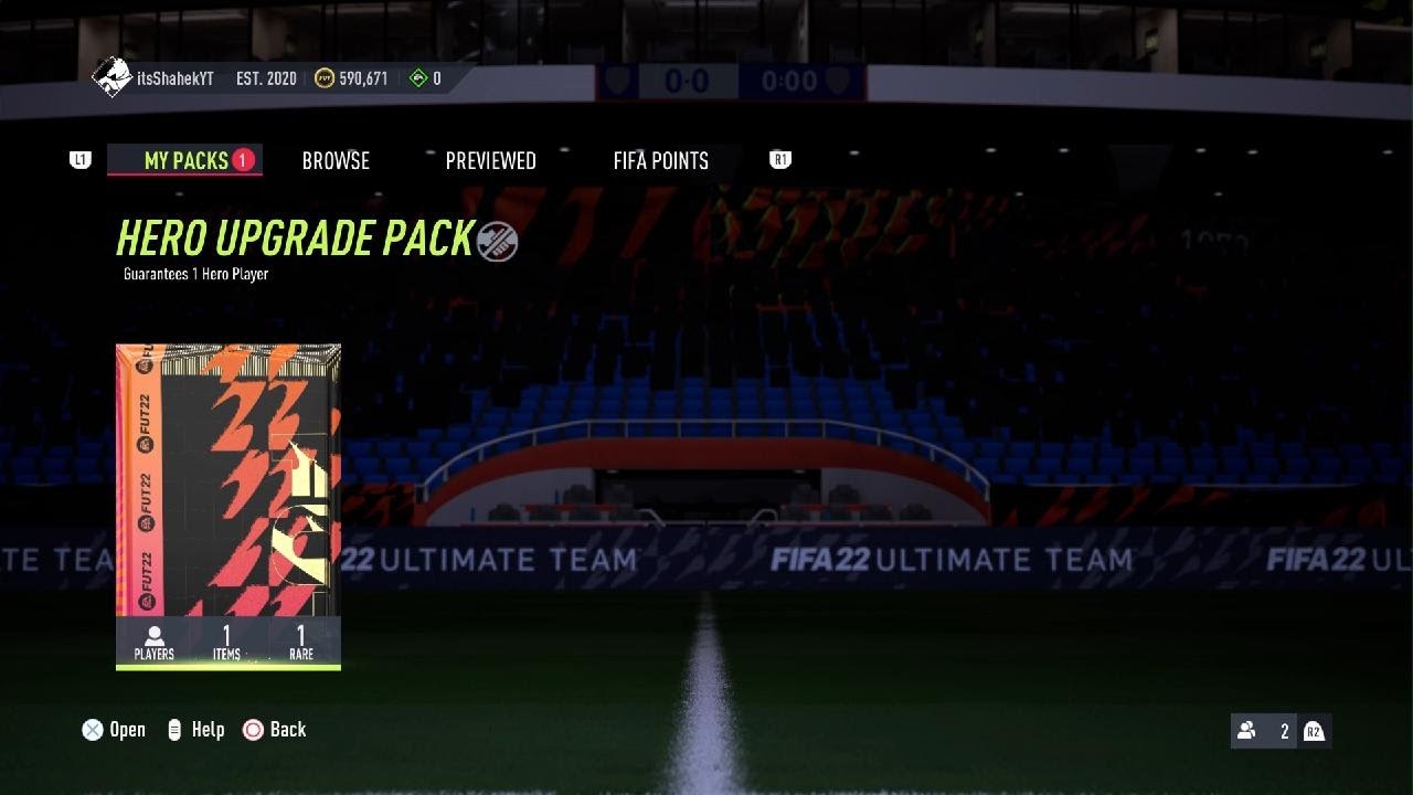 FIFA 22 - FUT HERO UPGRADE PACK