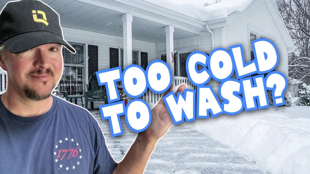 Can You Pressure Wash In The Winter?