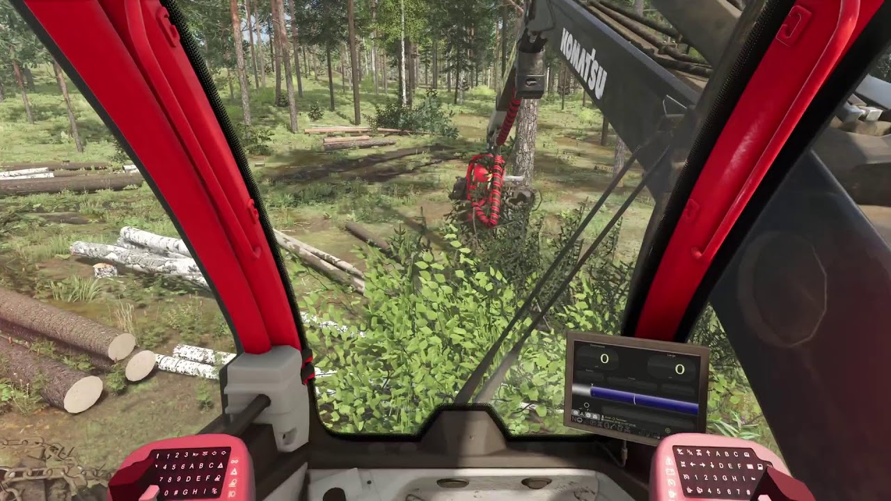 FS25 | Komatsu 951 2x | Multiplayer cutting (Live)