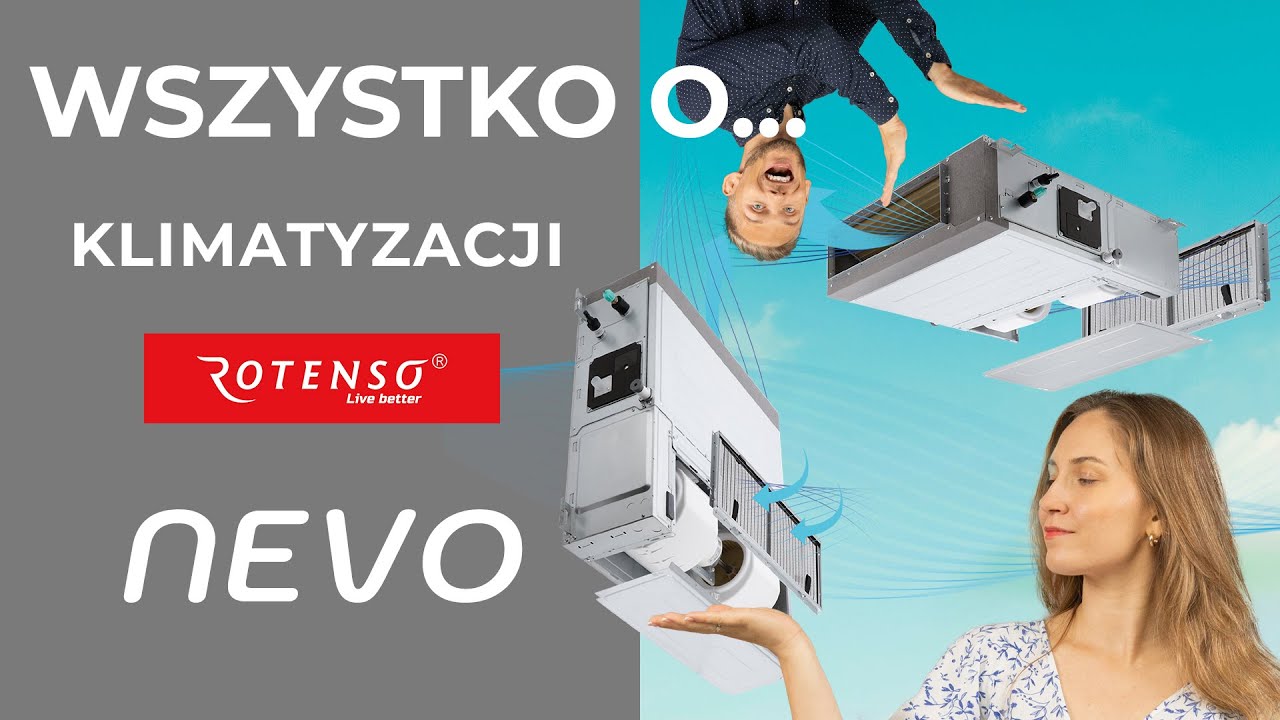 ❄️🔥Klimatyzacja ROTENSO NEVO 📣 Do komercyjnych przestrzeni!
