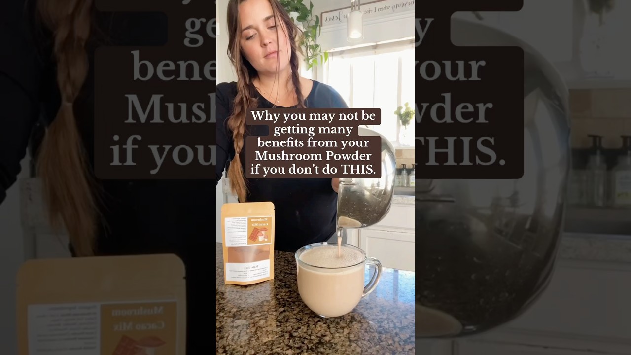 STOP taking Mushroom Powder without doing THIS 🍄&zwj;🟫 #adaptogens #functionalmedicine