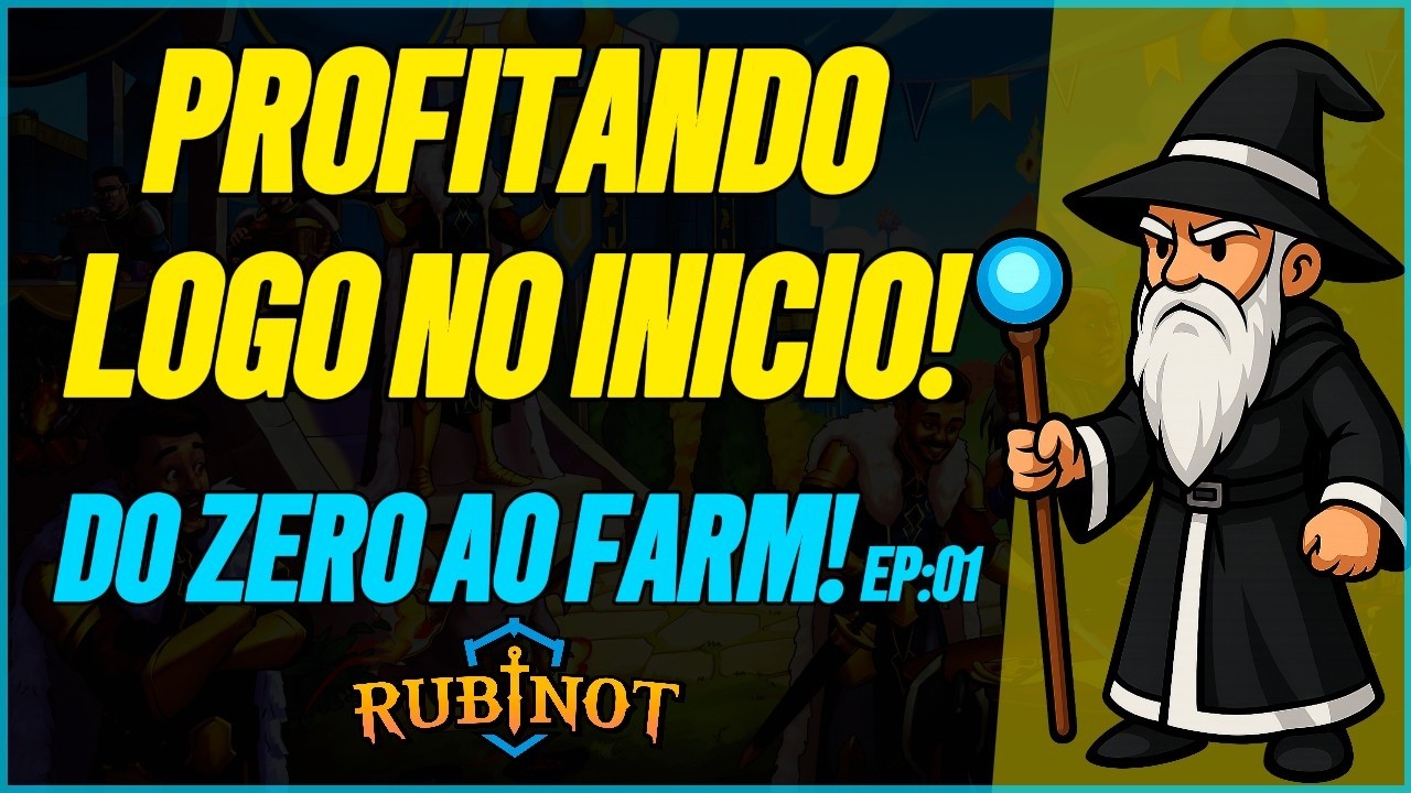 COME&Ccedil;ANDO DO ZERO! - Do Zero Ao Farm EP:01 [Rubinot] #Tibia