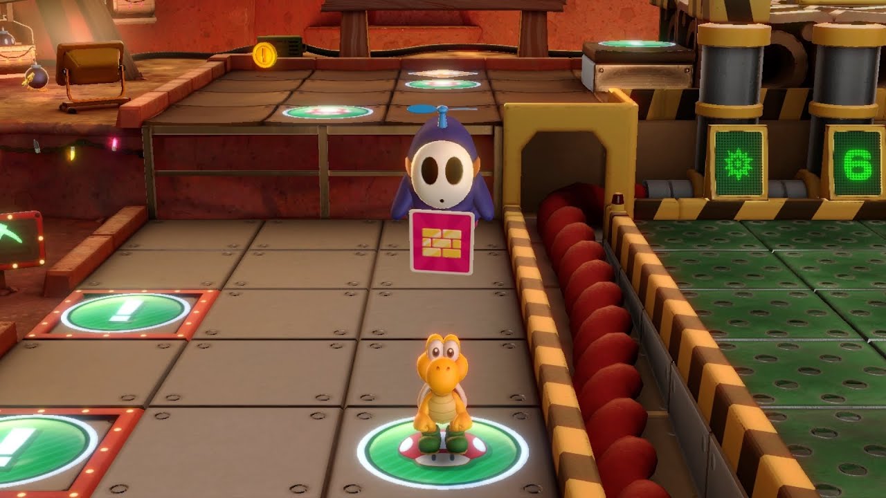 Super Mario Party Partner Party #1858 Gold Rush Mine Koopa Troopa & Daisy vs Goomba & Dry Bones