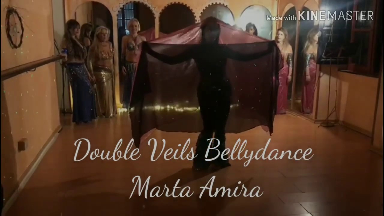Marta Amira Danza del Ventre con doppio velo (Bellydance Double veils)