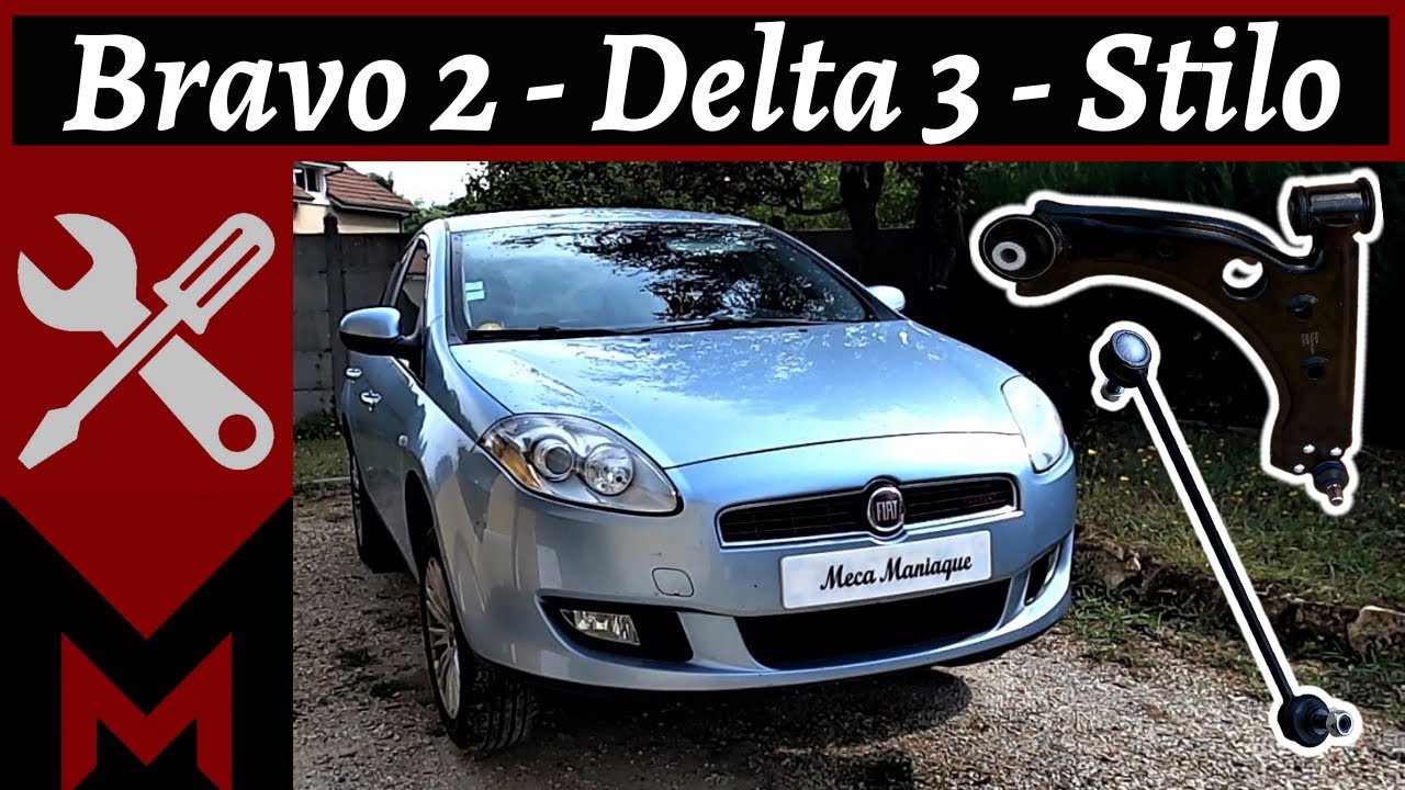 Remplacer Triangles de Suspension et Biellettes (Bras de Suspension) Fiat Bravo 2 🔧 Meca Maniaque