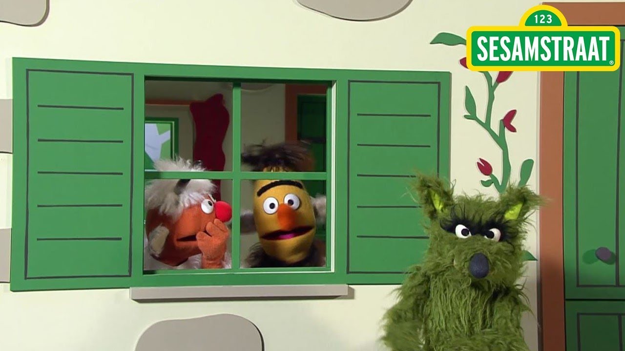 De wolf en de twee geitjes - Bert & Ernie - Sesamstraat
