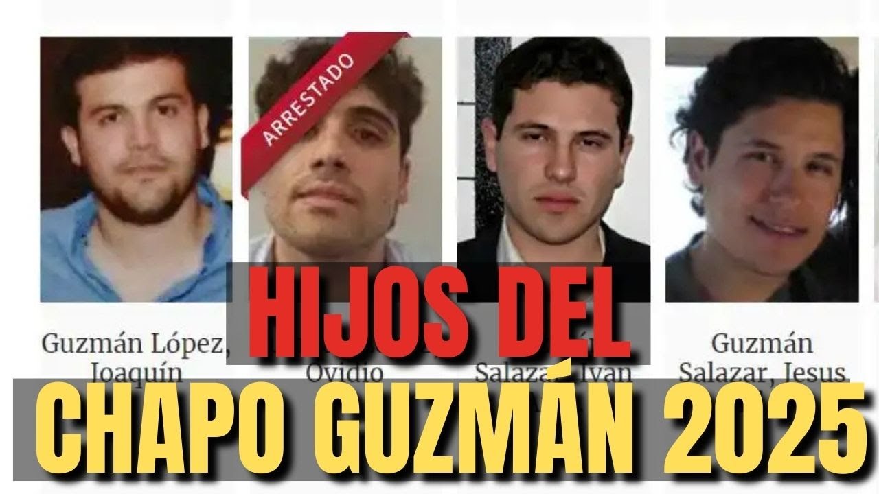 &iquest;Qui&eacute;nes de los Hijos del Chapo siguen Libres y en Poder?