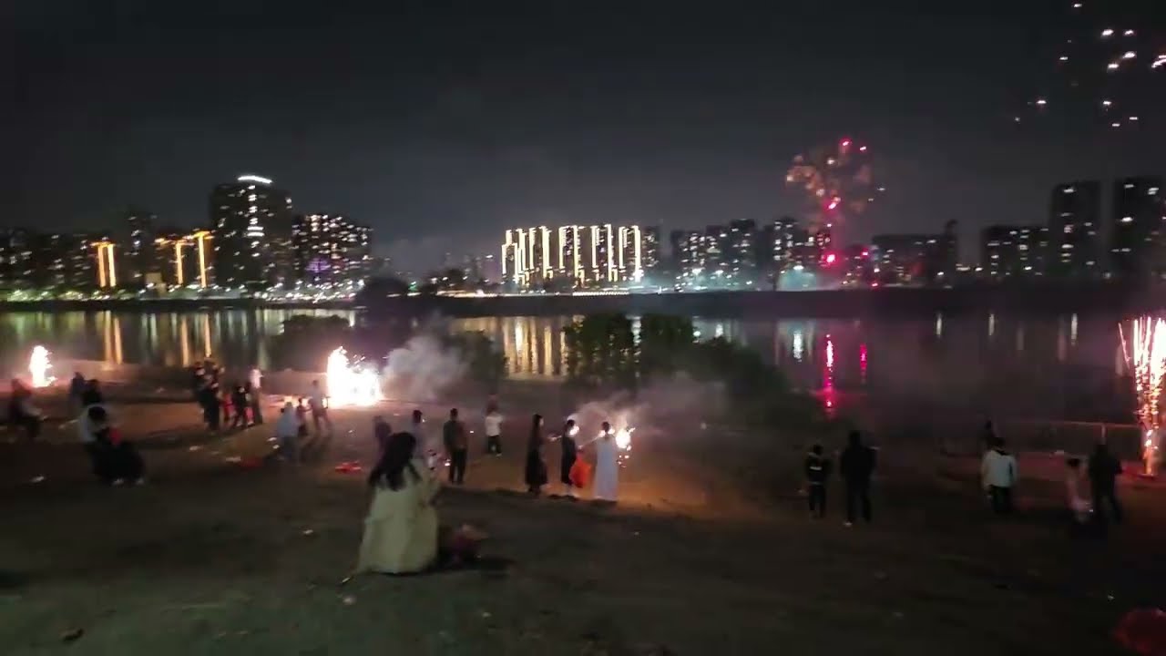 Chinese New Year Day 2 Night Fireworks After Dinner 🎆🏮2026