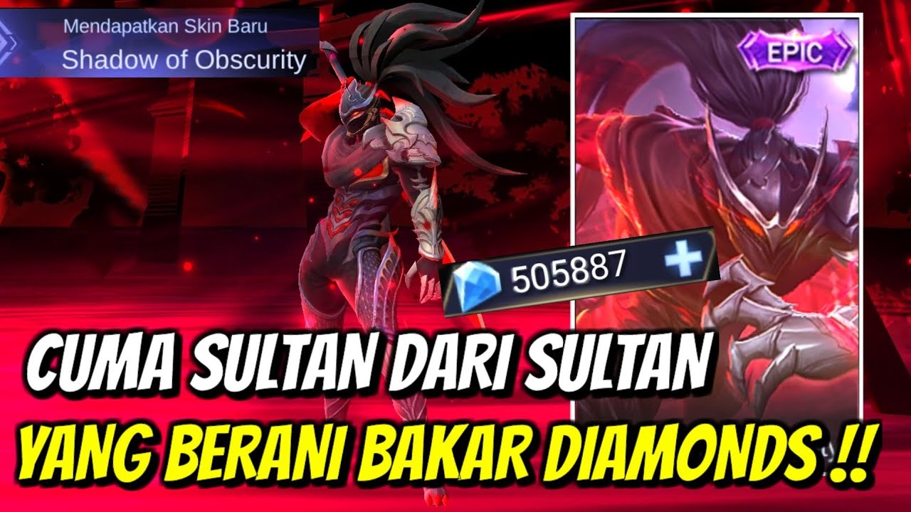 TOP GLOBAL SULTAN RELA BAKAR DIAMONDS DEMI DAPATIN SKIN KUALITAS LEGEND !