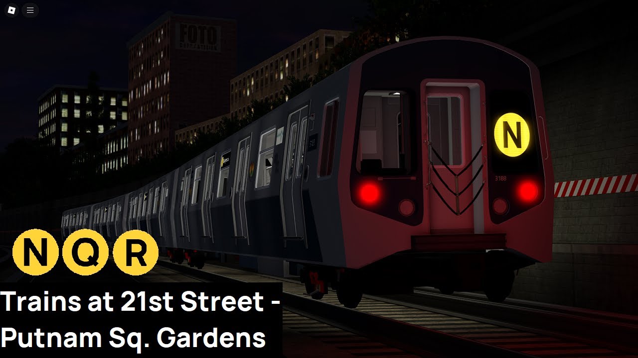 ROBLOX | PTA Callaghan & Madison | N, Q, and R Trains at 21st Street (Fleet Swap)