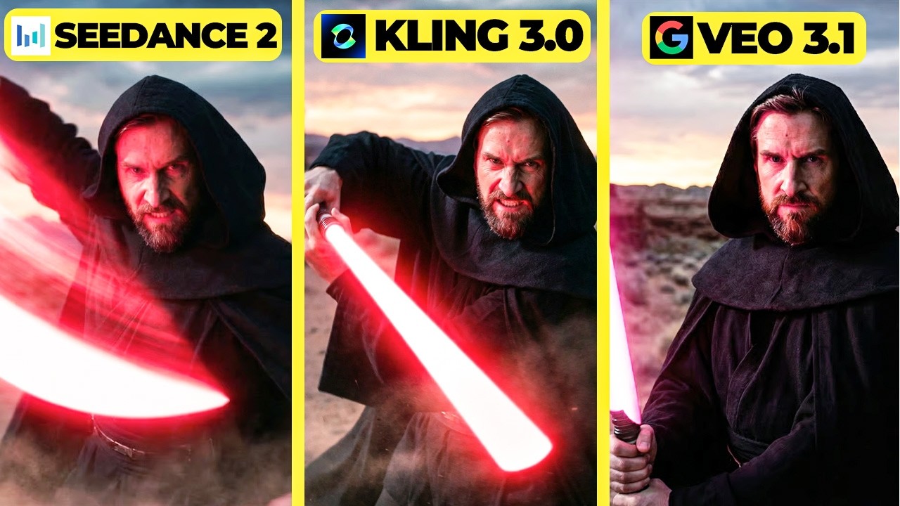 Kling 3.0 vs Seedance 2 vs Veo 3.1 : The Ultimate AI Video Comparison