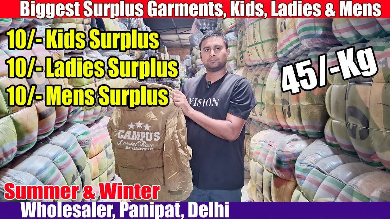 45/- Kg Export Surplus, 10/- Kids, Ladies & Mens Dresses Tops, Jeans, Jacket, Hoodies, Shirt Tshirt